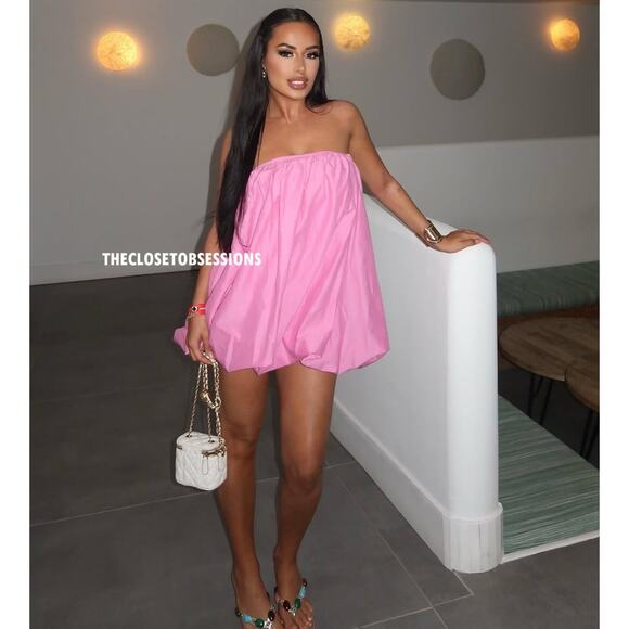 ZARA BLOGGER FAVE!!! Strapless Mini Dress NWT - Picture 14 of 16